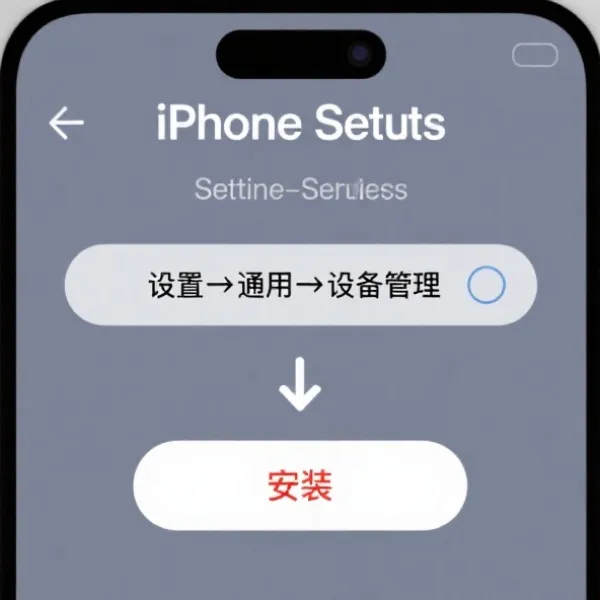iOS 安装步骤图示